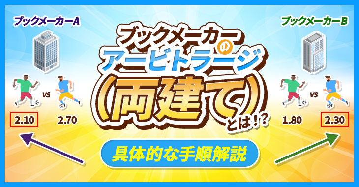 ブックメーカーのアービトラージ（両建て）とは？具体的な手順解説